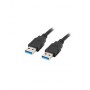 Lanberg CA-USBA-30CU-0010-BK USB cable 1m 3.0 USB A Black