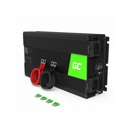 Green Cell INV21 power adapter/inverter Auto 6000 W Black