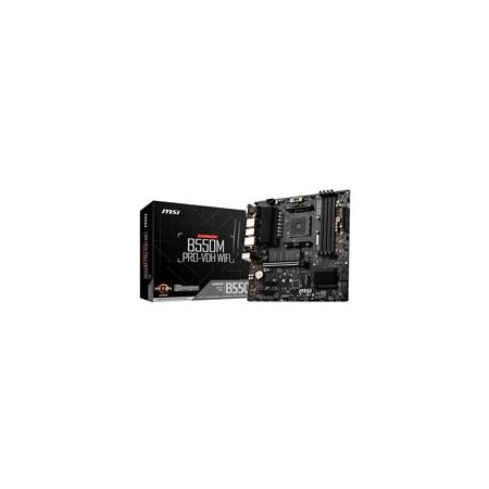 MSI B550M PRO-VDH WIFI motherboard AMD B550 Socket AM4 micro ATX