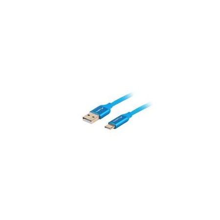 Lanberg CA-USBO-22CU-0010-BL USB cable 1 m USB 2.0 USB C USB A Blue