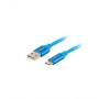 Lanberg CA-USBO-22CU-0010-BL USB cable 1 m USB 2.0 USB C USB A Blue