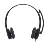 Logitech 981-000589 auscultador Auscultadores Com fios Fita de cabeça Escritório Call center Preto