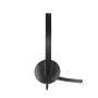 Logitech 981-000475 auscultador Auscultadores Com fios Fita de cabeça Escritório Call center USB Type-A Preto