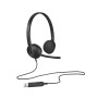 Logitech 981-000475 auscultador Auscultadores Com fios Fita de cabeça Escritório Call center USB Type-A Preto