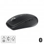 Logitech MX Anywhere 3S rato Escritório Mão direita RF Wireless + Bluetooth Laser 8000 DPI