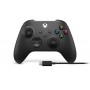 Microsoft Xbox Wireless Controller + USB-C Cable Black Gamepad Analogue / Digital PC, Xbox One, Xbox One S, Xbox One X, Xbox Se