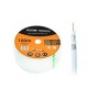 Libox Kabel koncentryczny PCC80 100m coaxial cable RG-6/U White