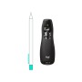 Logitech 910-001356 comando para apresentações RF Preto