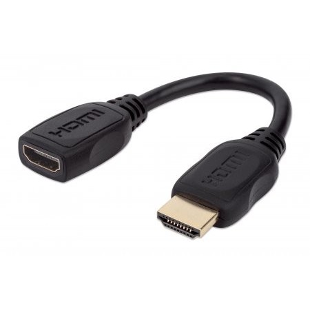 Manhattan 354523 adaptador para cabos HDMI 19-pin Preto