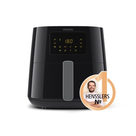 Philips 3000 series HD9270 70 fritadeiras Individual 6,2 l Independente 2000 W Fritadeira a ar quente Preto, Prateado