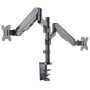 Manhattan 461597 Supporti a parete per TV 81,3 cm (32") Scrivania Grigio