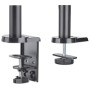 Manhattan 461597 Supporti a parete per TV 81,3 cm (32") Scrivania Grigio