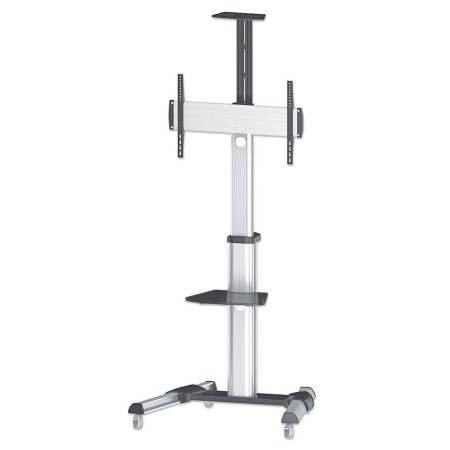 Manhattan 461245 Supporti a parete per TV 177,8 cm (70") Pavimento Nero, Argento