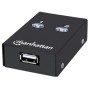 Manhattan 162005 hub di interfaccia 480 Mbit s Bianco
