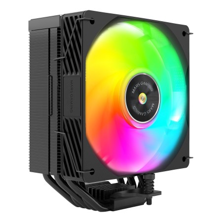 Mars Gaming MCPUX5ARGB sistema di raffreddamento per computer Processore Raffreddatore d'aria 12 cm Nero 1 pz