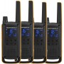 Motorola Talkabout T82 Extreme Quad Pack rádio two-way 16 canais Preto, Laranja