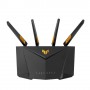 ASUS TUF Gaming AX3000 V2 router sem fios Gigabit Ethernet Dual-band (2,4 GHz   5 GHz) Preto, Laranja