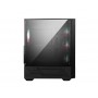 MSI MAG FORGE 112R caixa para computador Midi Tower Preto, Transparente