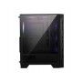 MSI MAG FORGE 120A AIRFLOW caixa para computador Midi Tower Preto, Transparente