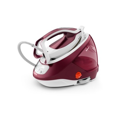 Tefal GV9220 steam ironing station 2600 W Durilium AirGlide Autoclean soleplate Burgundy, White