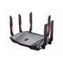 MSI RADIX AXE6600 WIFI 6E TRI-BAND router sem fios Gigabit Ethernet Dual-band (2,4 GHz   5 GHz) Preto, Vermelho