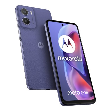 Motorola moto e15 16,9 cm (6.67") Dual SIM Android 14 Go edition 4G USB Type-C 2 GB 64 GB 5200 mAh Lavanda