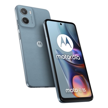 Motorola moto e15 16,9 cm (6.67") Dual SIM Android 14 Go edition 4G USB Type-C 2 GB 64 GB 5200 mAh Azul