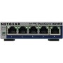 NETGEAR GS105E-200PES switch de rede Gerido L2 L3 Gigabit Ethernet (10 100 1000) Cinzento