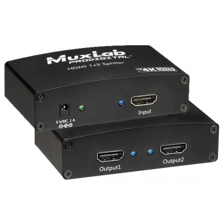 MUXLAB Splitter HDMI 1x2, UHD-4K