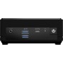 MSI Cubi N ADL-002EU Intel® N N100 4 GB DDR4-SDRAM 128 GB SSD Windows 11 Pro Mini PC Preto