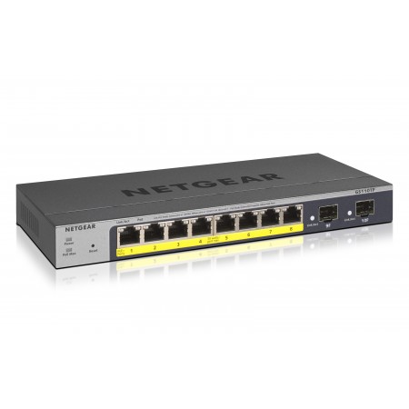 NETGEAR GS110TP Gerido L2 L3 L4 Gigabit Ethernet (10 100 1000) Power over Ethernet (PoE) Cinzento