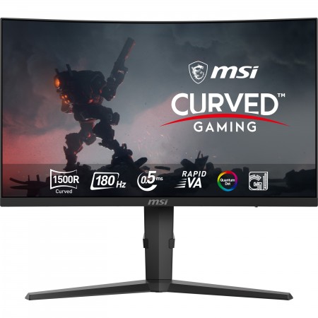 MSI MAG 275CQRF QD E2 monitor de ecrã 68,6 cm (27") 2560 x 1440 pixels Wide Quad HD Preto