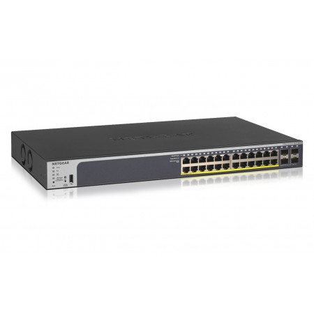 NETGEAR GS728TP Gerido L2 L3 L4 Gigabit Ethernet (10 100 1000) Power over Ethernet (PoE) 1U Preto