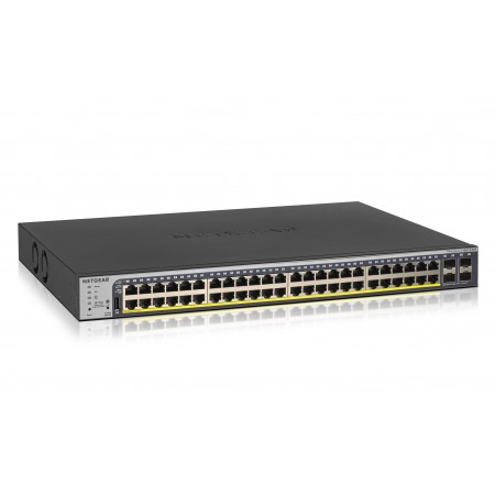 NETGEAR GS752TP-300EUS switch de rede Gerido L2 L3 L4 Gigabit Ethernet (10 100 1000) Power over Ethernet (PoE) 1U Preto