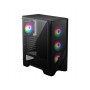 MSI MAG FORGE 120A AIRFLOW caixa para computador Midi Tower Preto, Transparente