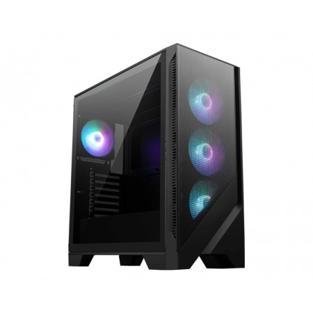 MSI MAG FORGE 321R AIRFLOW caixa para computador Midi Tower Preto, Transparente