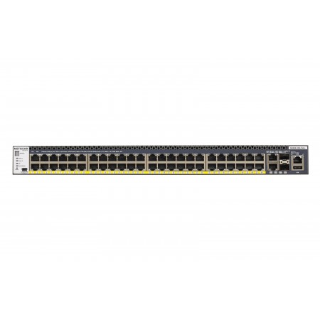 NETGEAR M4300-52G-PoE+ 1000W PSU Gerido L2 L3 L4 Gigabit Ethernet (10 100 1000) Power over Ethernet (PoE) 1U Preto