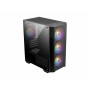 MSI MAG Forge M100A Micro Tower Preto, Transparente