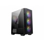 MSI MAG Forge M100R Midi Tower Preto, Transparente