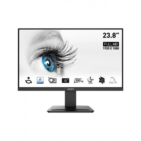 MSI Pro MP2412 monitor de ecrã 60,5 cm (23.8") 1920 x 1080 pixels Full HD LCD Preto