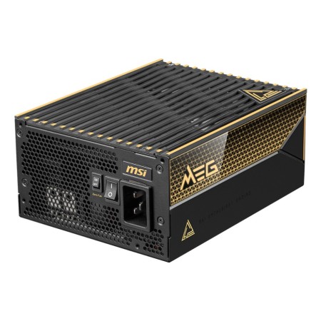 MSI MEG Ai1600T PCIE5 fonte de alimentação 1600 W 24-pin ATX ATX Preto