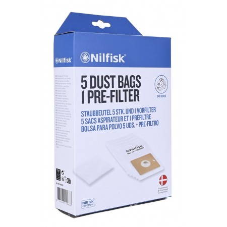 Nilfisk DUST BAG SYNTH ONE,GO AND COUPE