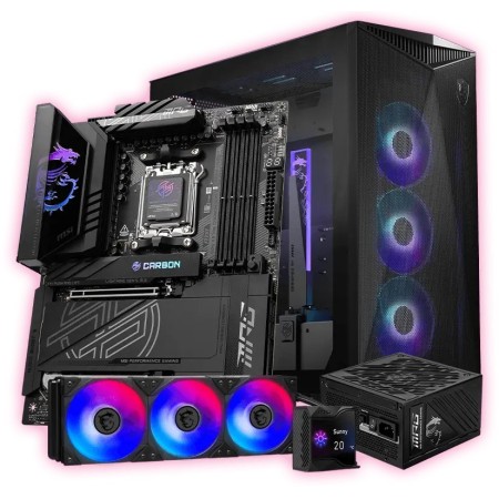 MSI MPG A1250GS PCIE5 fonte de alimentação 1250 W 24-pin ATX ATX Preto