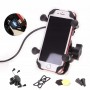 MOTORBIKE PHONE HOLDER FREEDCONN MC7C + BM2R HEAD TUBE ATTACHMENT