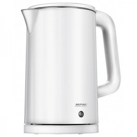 MPM Cordless kettle MCZ-105, white, 1.7 l