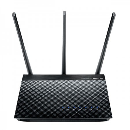 ASUS DSL-AC51 wireless router Gigabit Ethernet Dual-band (2.4 GHz / 5 GHz) Black