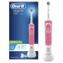 Oral-B Vitality 100 Hangable Box Adulto Escova de dentes rotativa oscilante Branco, Rosa