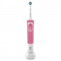 Oral-B Vitality 100 Hangable Box Adulto Escova de dentes rotativa oscilante Branco, Rosa