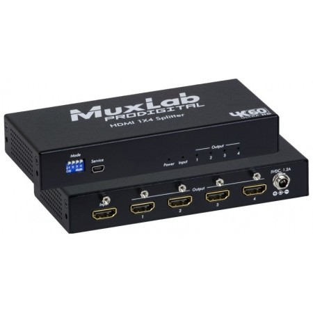 MUXLAB Splitter HDMI 1x4, 4K/60Hz