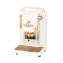 Máquina de café Mini Deluxe Branco puro - dourado